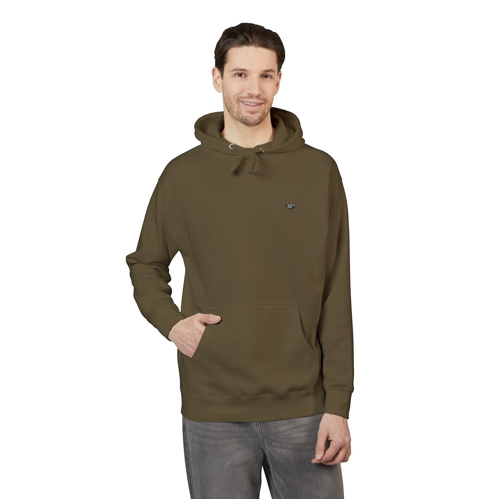 Minimalist Small OWL Hoodie - Fleece Pullover