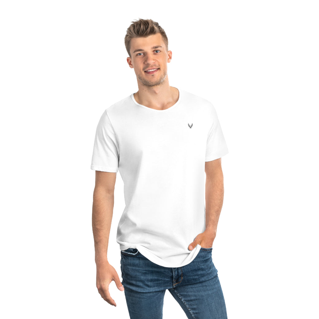 Minimal OWL Chest Jersey— Curved Hem Tee