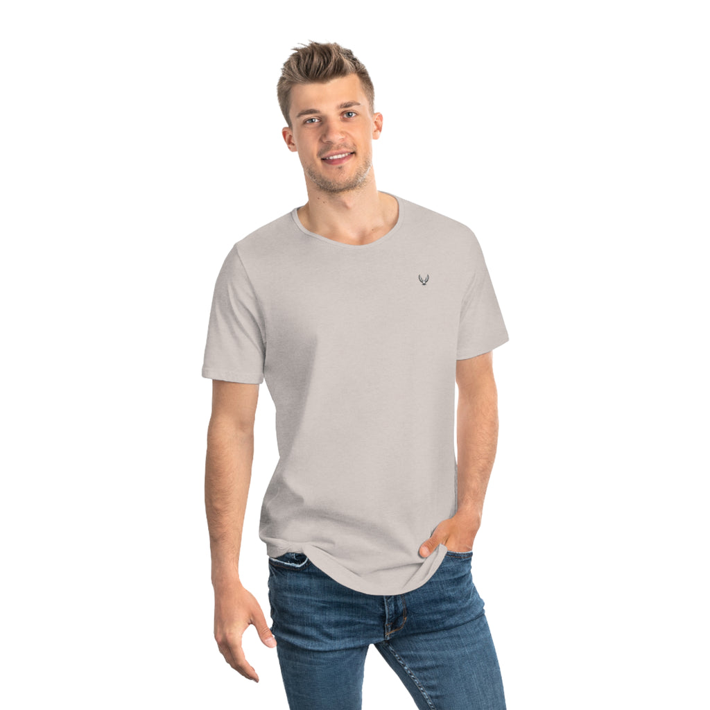 Minimal OWL Chest Jersey— Curved Hem Tee
