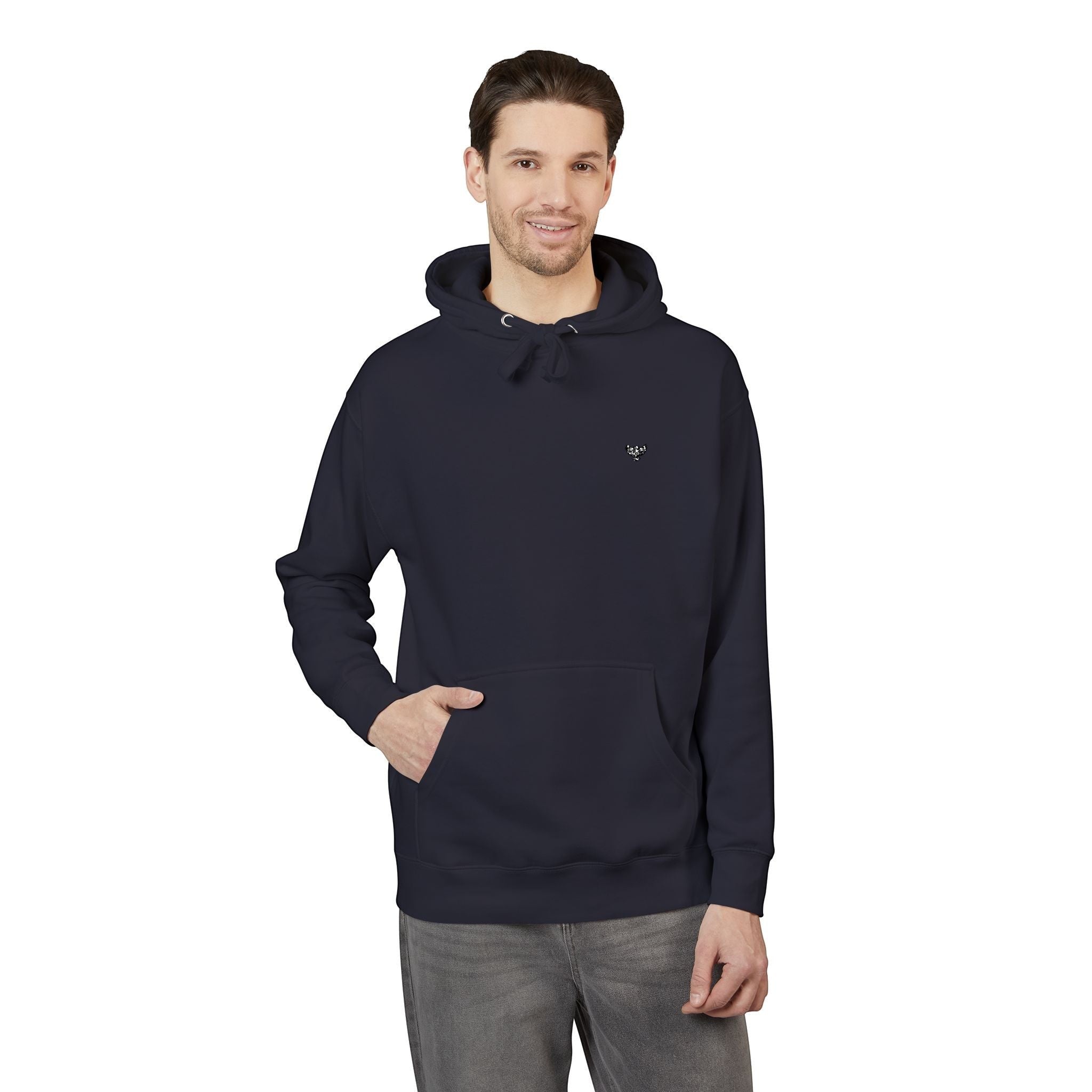 Minimalist Small OWL Hoodie - Fleece Pullover