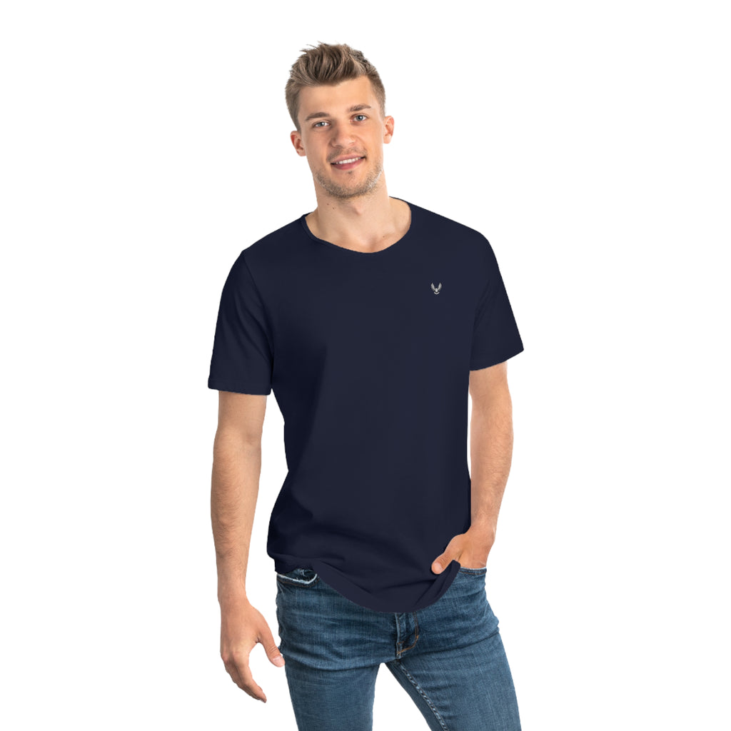 Minimal OWL Chest Jersey— Curved Hem Tee