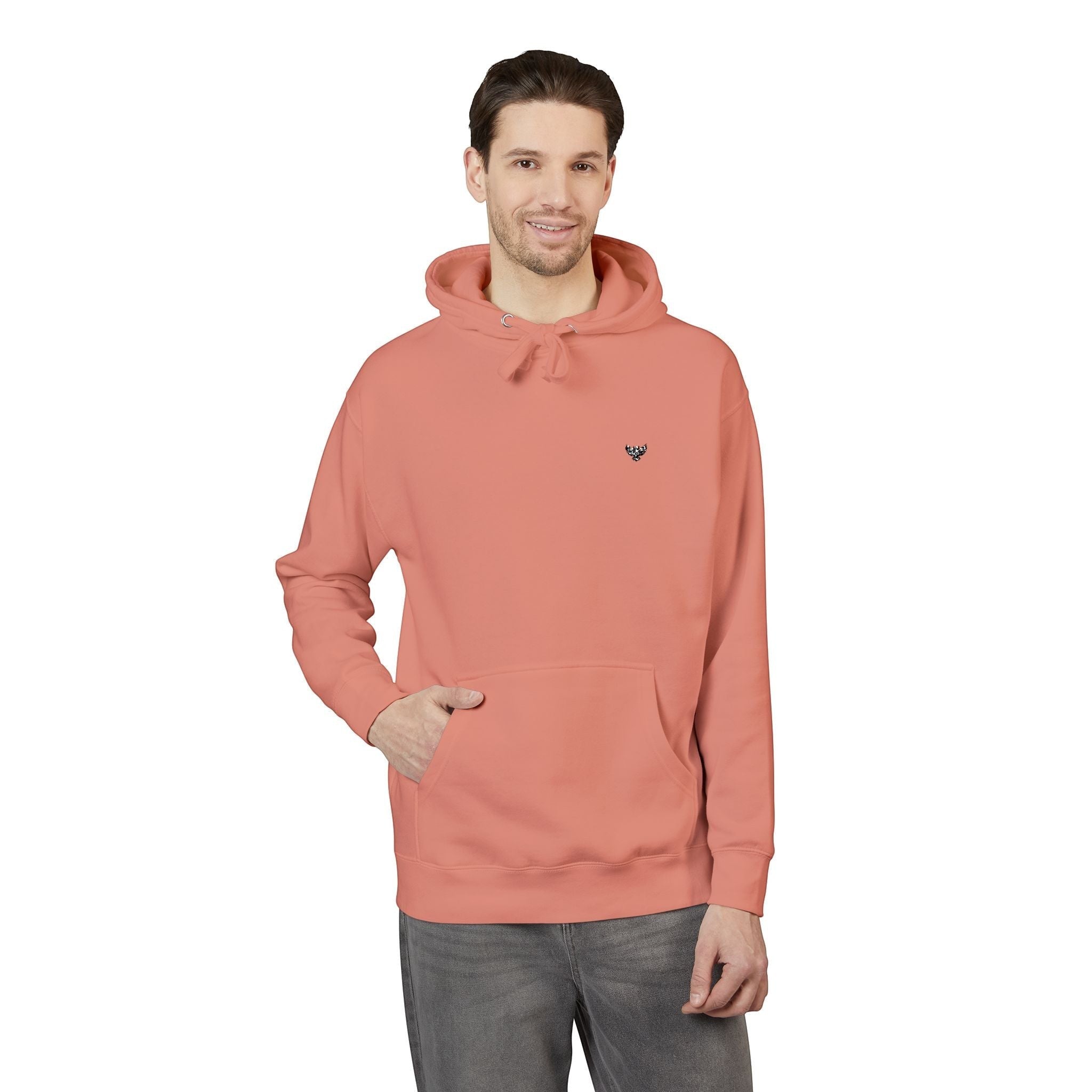 Minimalist Small OWL Hoodie - Fleece Pullover