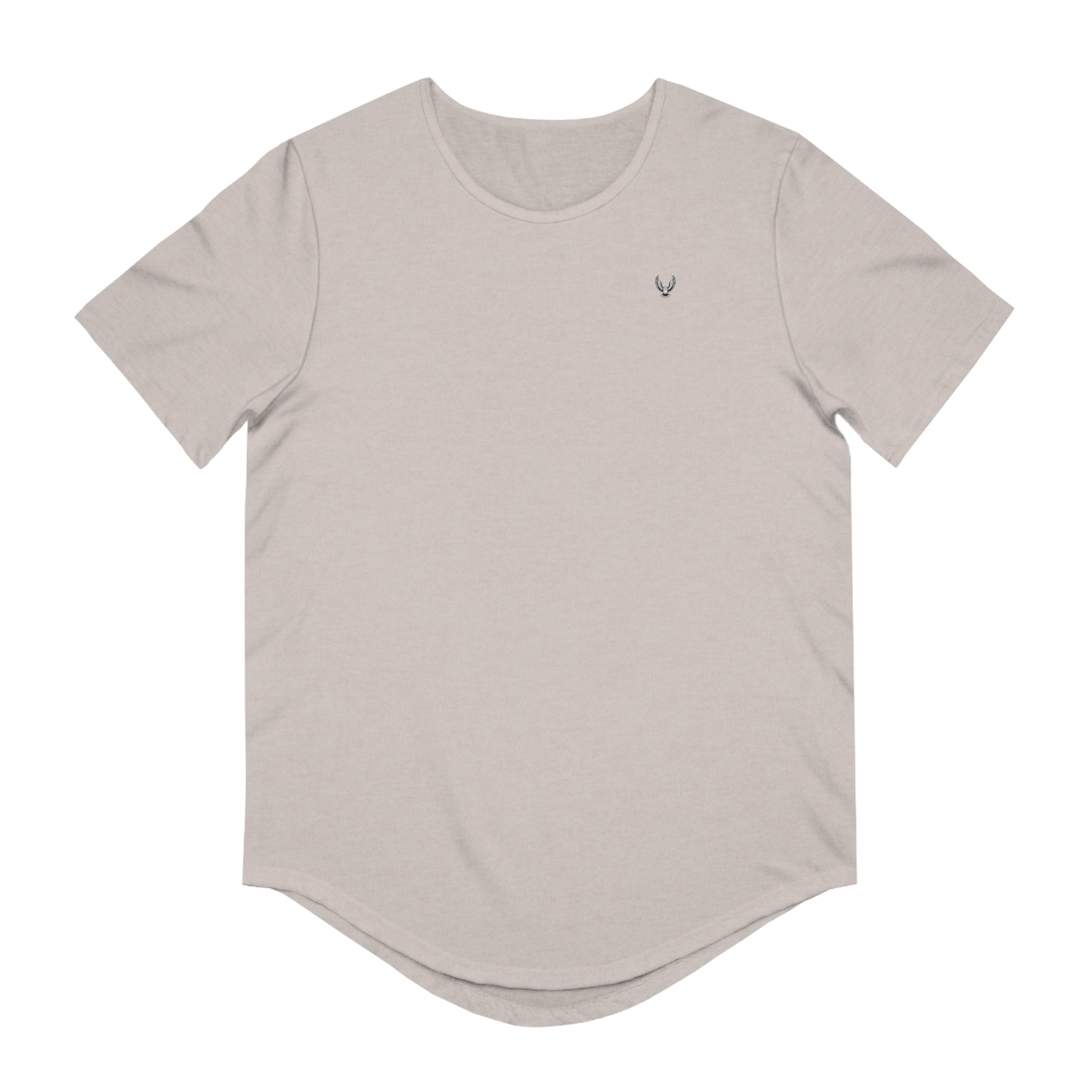 Minimal OWL Chest Jersey— Curved Hem Tee
