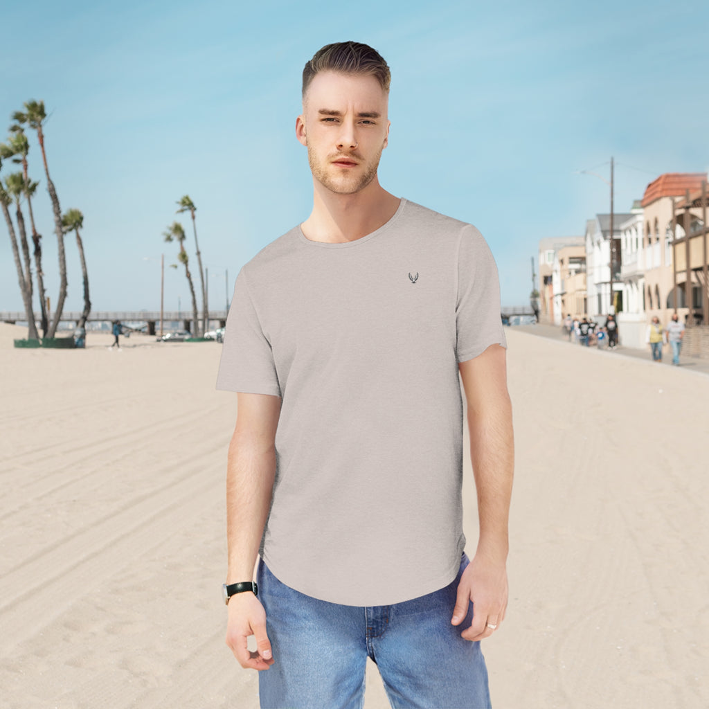 Minimal OWL Chest Jersey— Curved Hem Tee