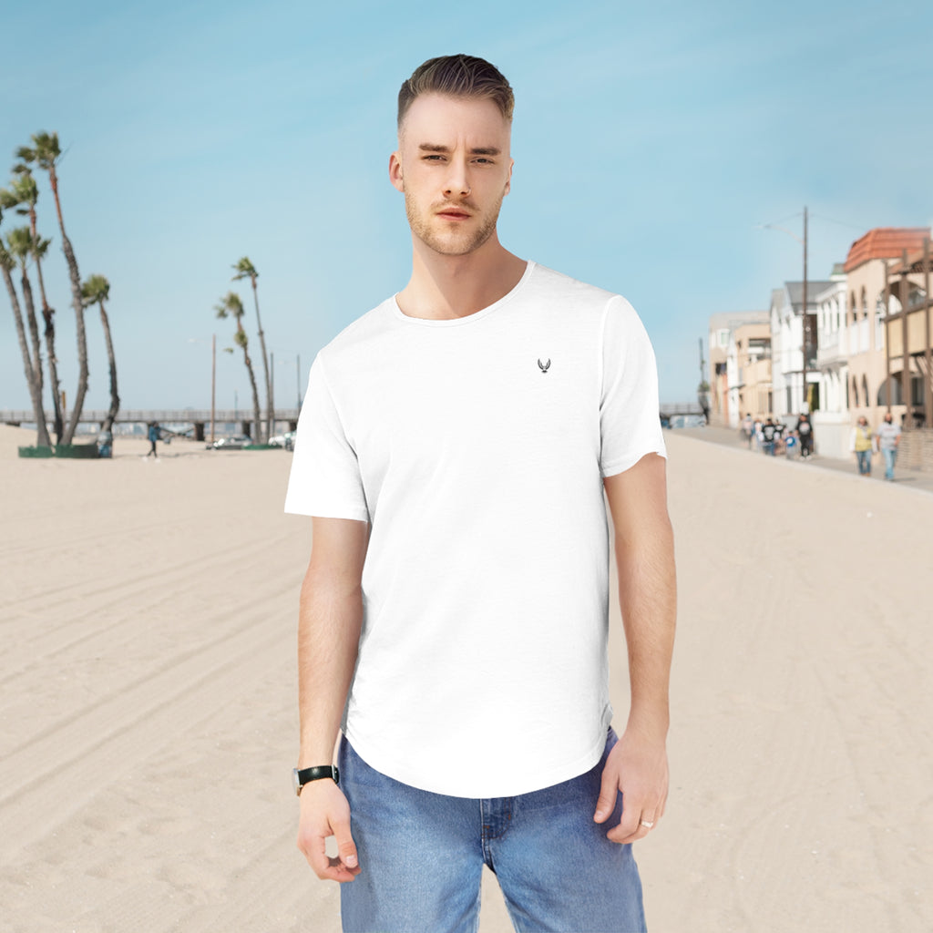 Minimal OWL Chest Jersey— Curved Hem Tee