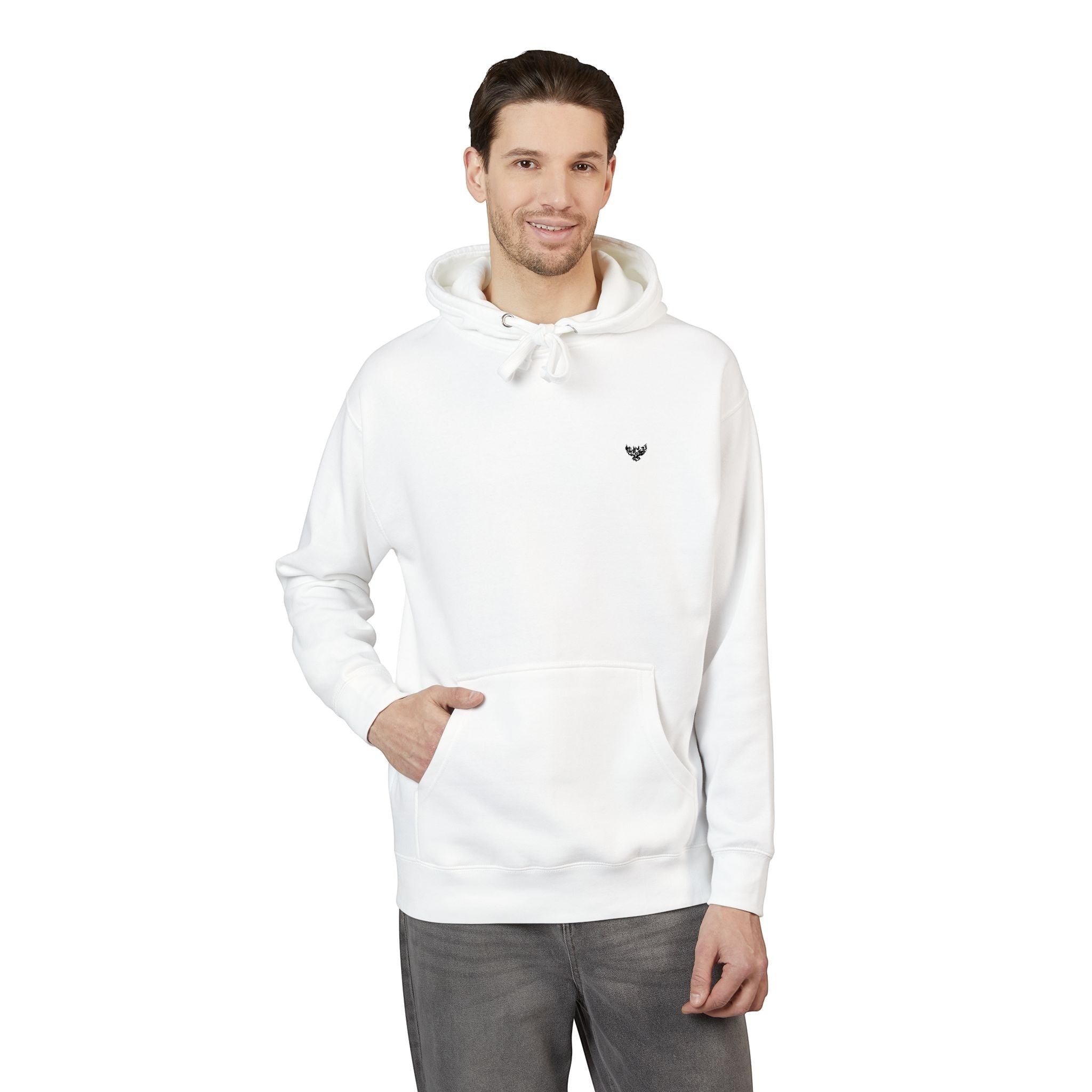 Minimalist Small OWL Hoodie - Fleece Pullover