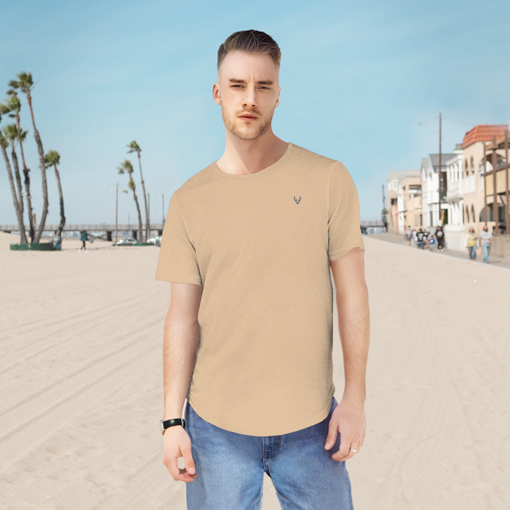 Minimal OWL Chest Jersey— Curved Hem Tee