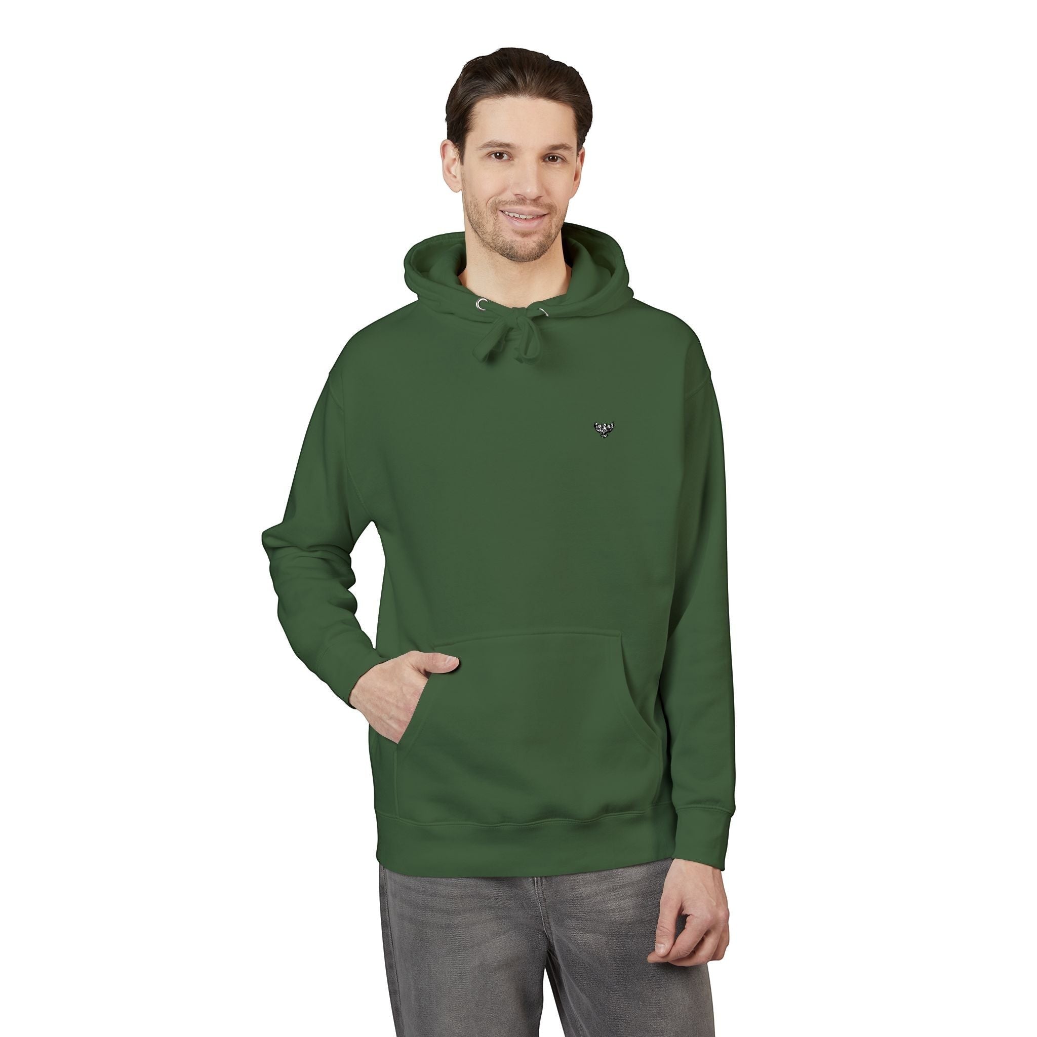 Minimalist Small OWL Hoodie - Fleece Pullover