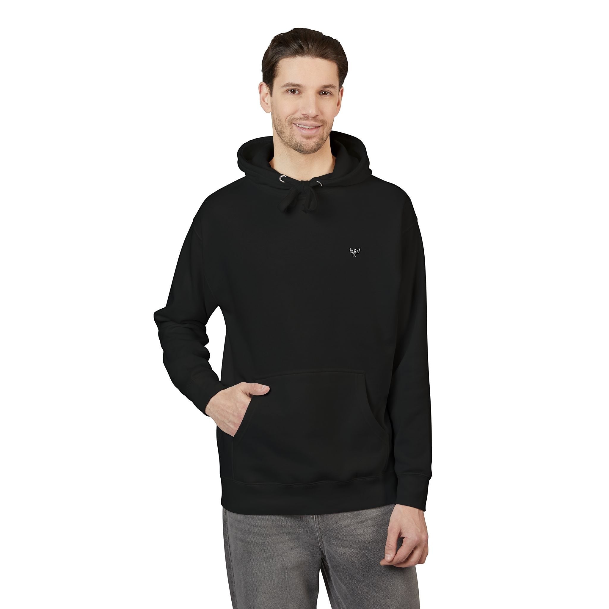 Minimalist Small OWL Hoodie - Fleece Pullover