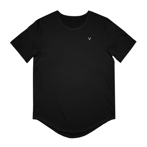 Minimal OWL Chest Jersey— Curved Hem Tee