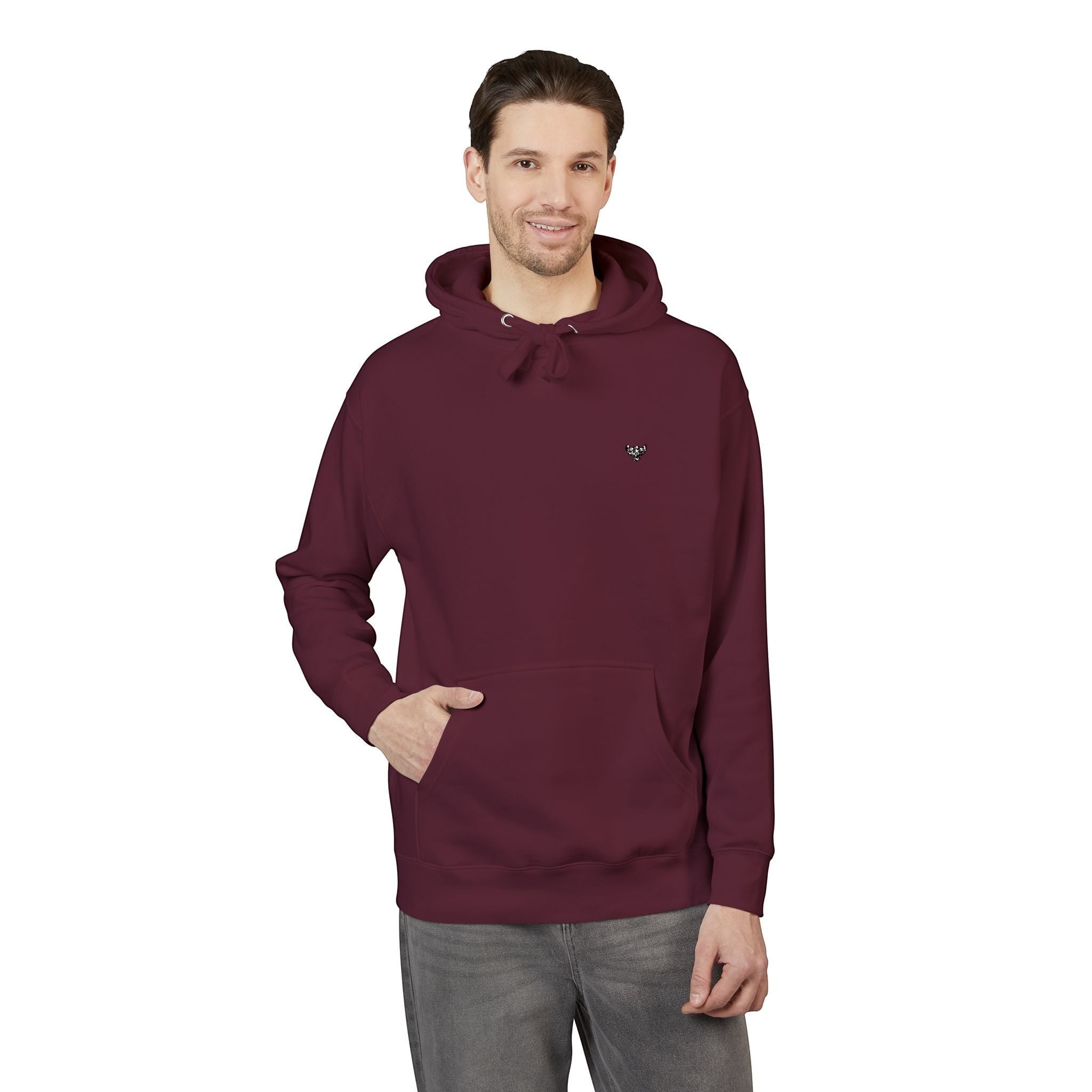 Minimalist Small OWL Hoodie - Fleece Pullover